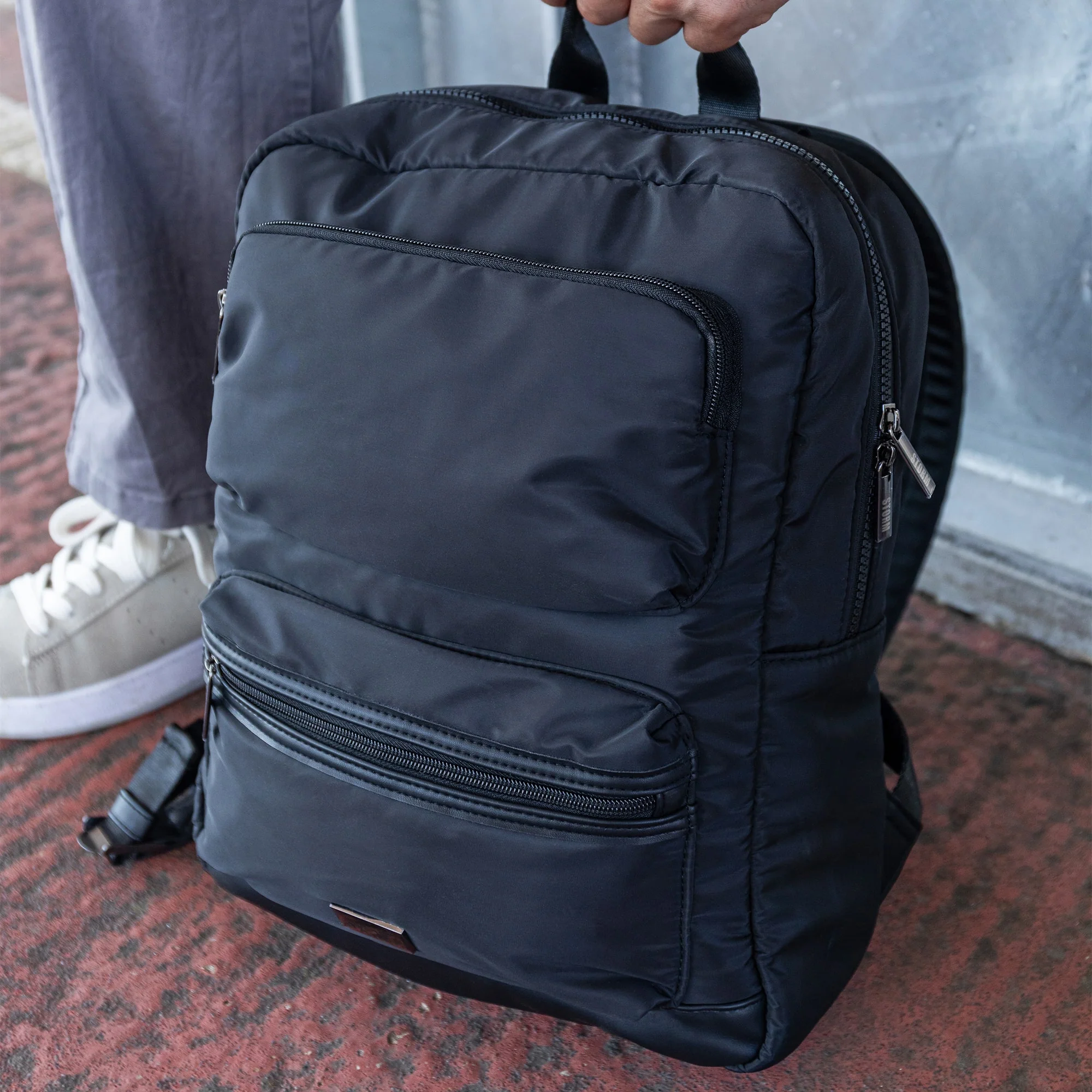 ZEPHYR MODULATED BACKPACK BLACK - Image 9